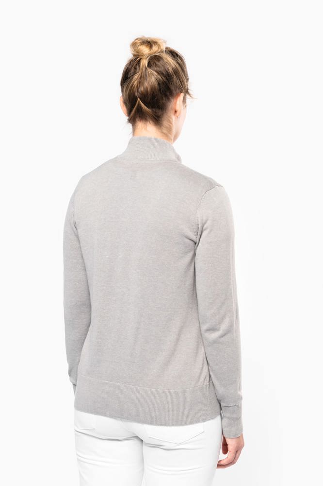 K962 - Dames cardigan met rits