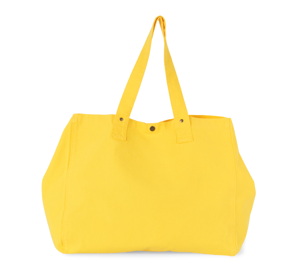 KI3208 - Shopper van verwassen katoen