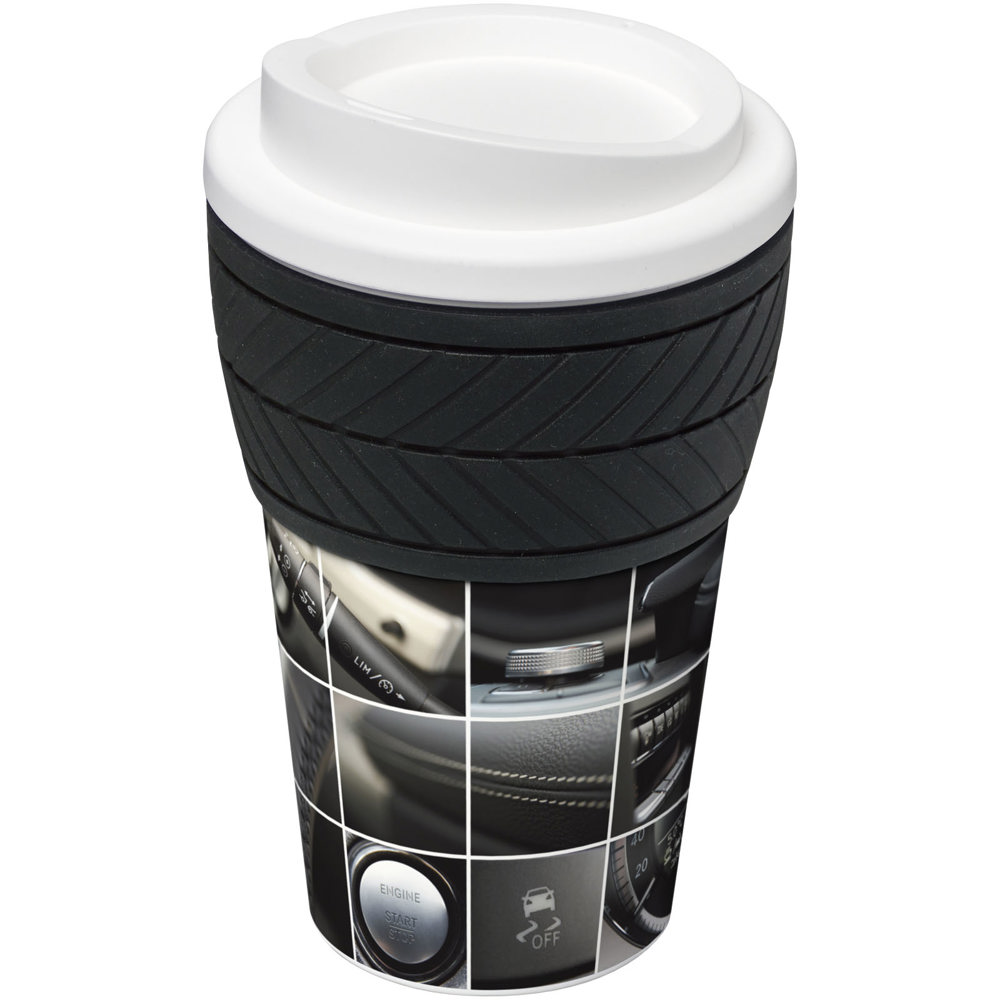 Brite Americano® tyre 350 ml geïsoleerde beker - wit