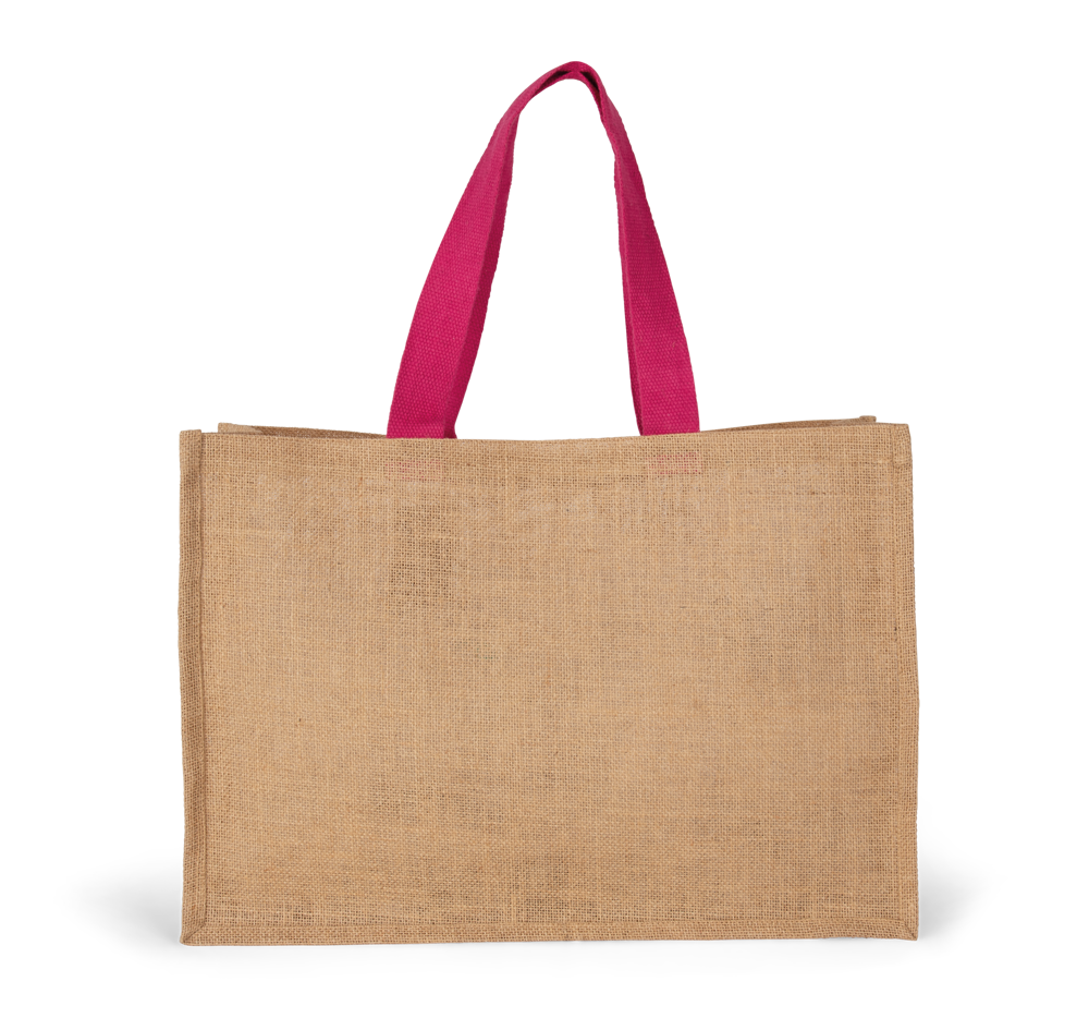KI0743 - XL shopper - Natural / Fuchsia