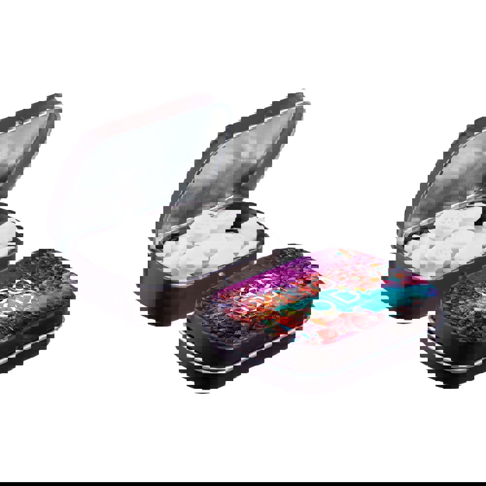 Mini scharnierblikje gevuld met pepermunt