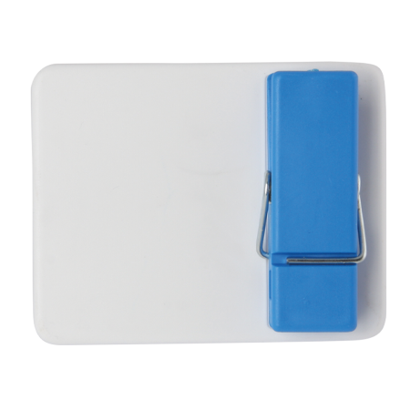 Wandplaatje met knijper - Donkerblauw