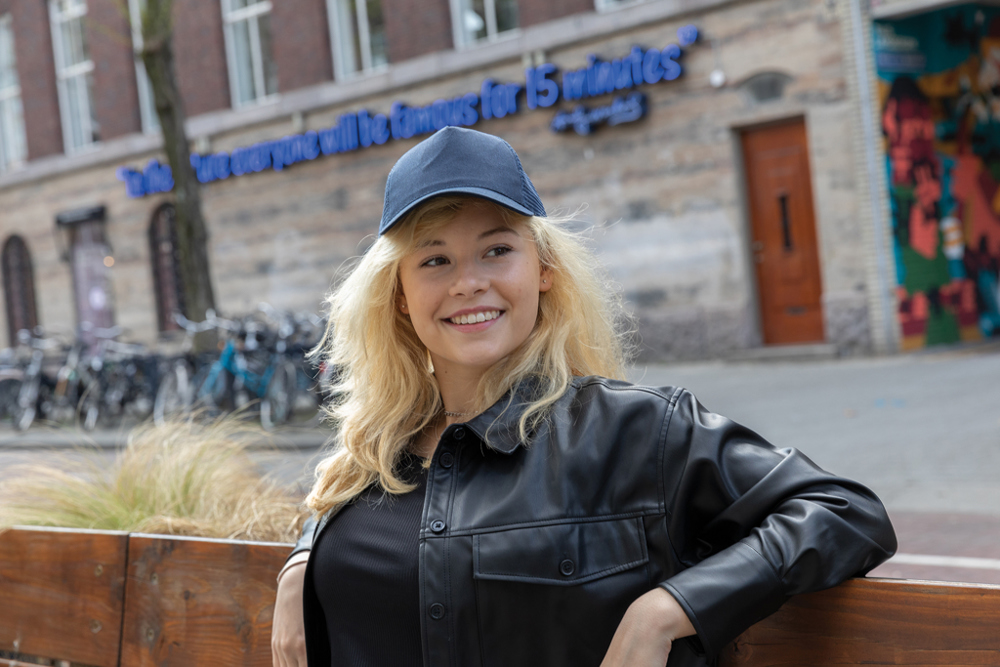 Impact AWARE™ 5 panel recycled katoenen truckercap