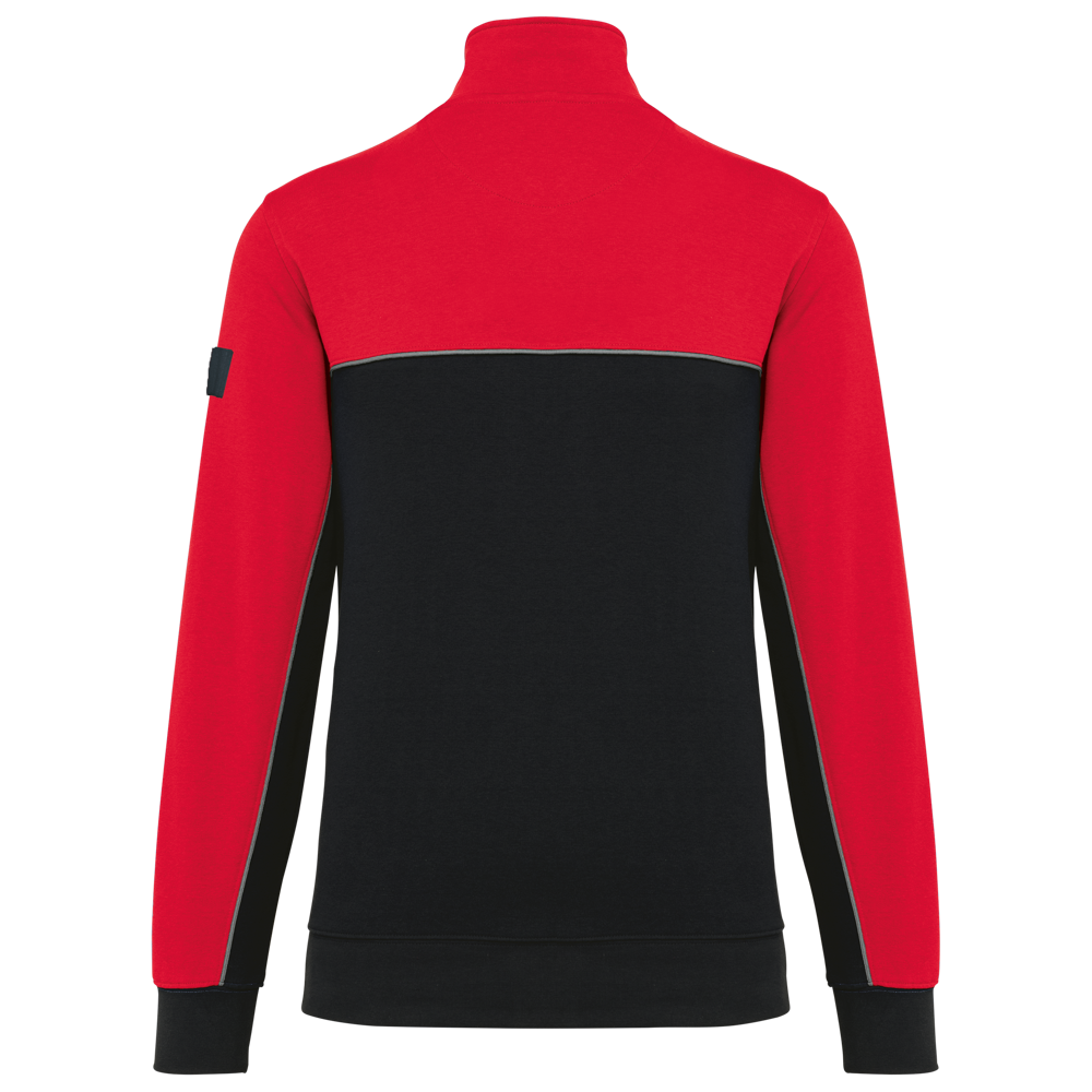WK404 - Ecologische uniseks sweater met ritskraag