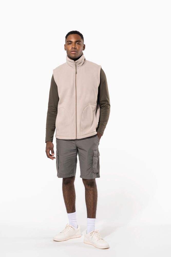 K913 - Bodywarmer van microfleece heren