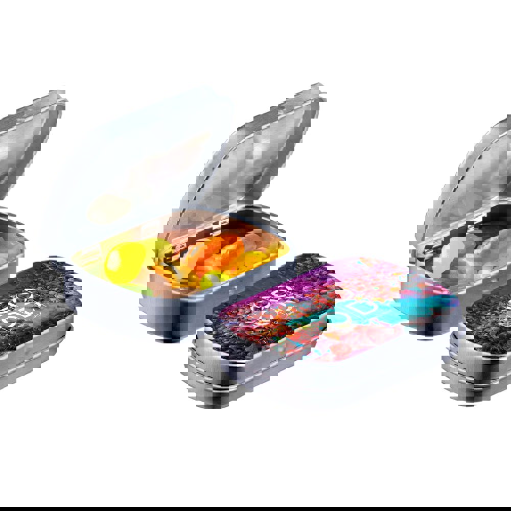 Mini scharnierblikje met snoep