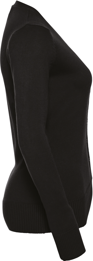 RU715F - Ladies' gebreid vest met V-hals