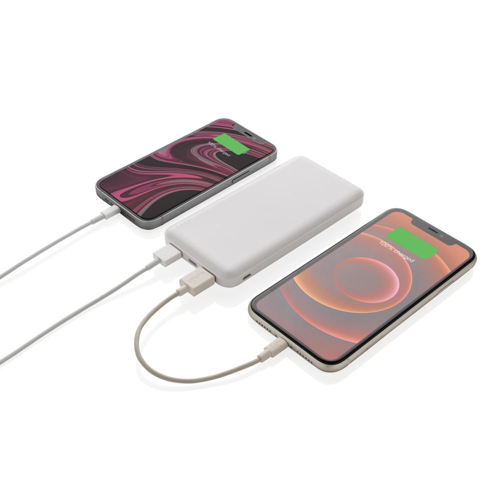 High density 10.000 mAh zakformaat powerbank