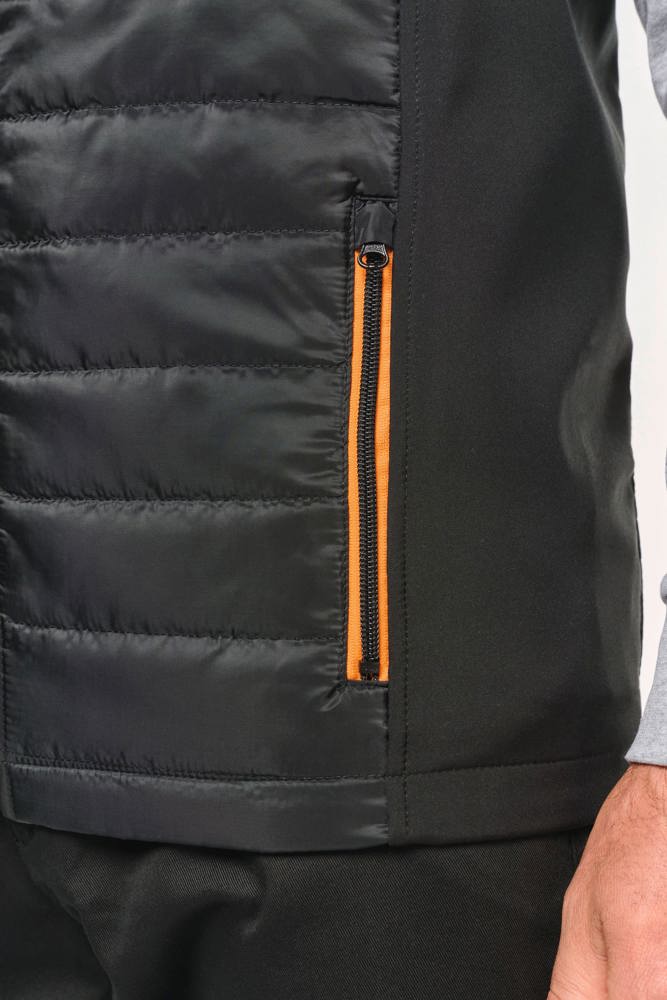 WK606 - Bodywarmer Day To Day in twee stoffen