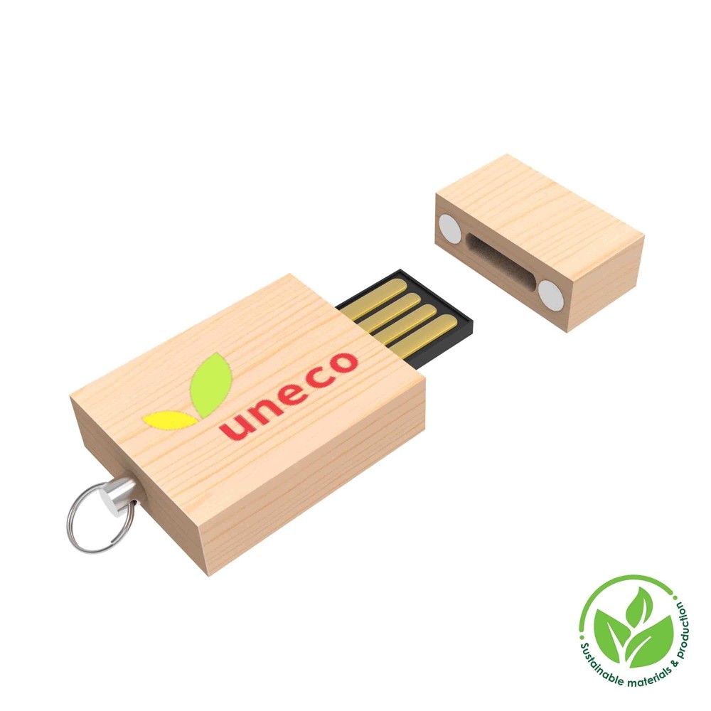 USB Stick Eco Wood- Bruin- 16GB 2.0