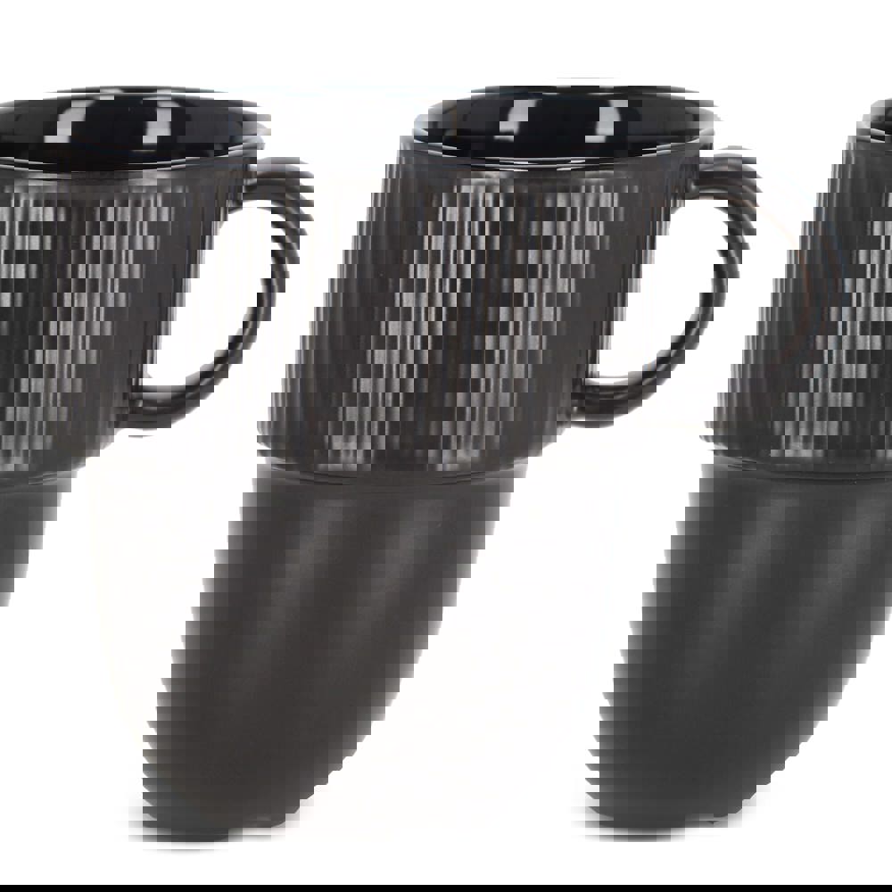 Sagaform Inka mok met oor 270ml - Zwart