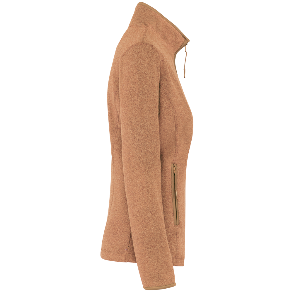 K907A - Microfleece met rits dames