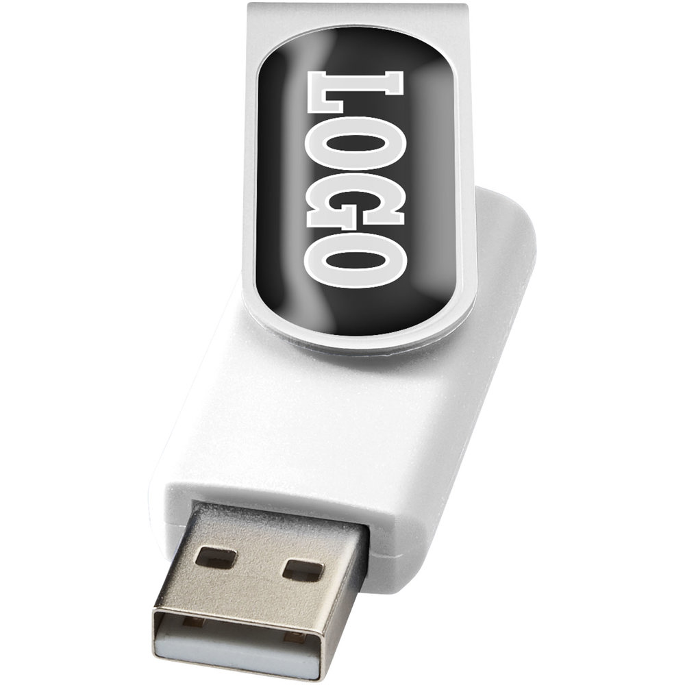 Rotate Doming USB - Wit