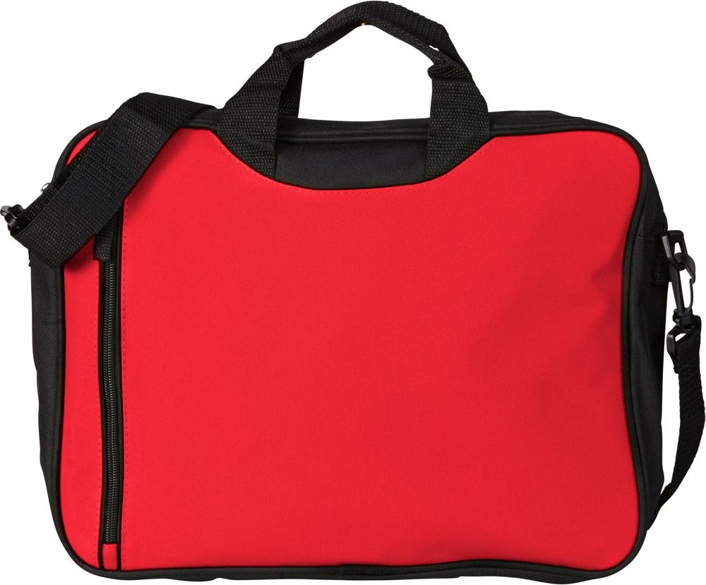 Polyester (600D) schoudertas Nicola - Rood