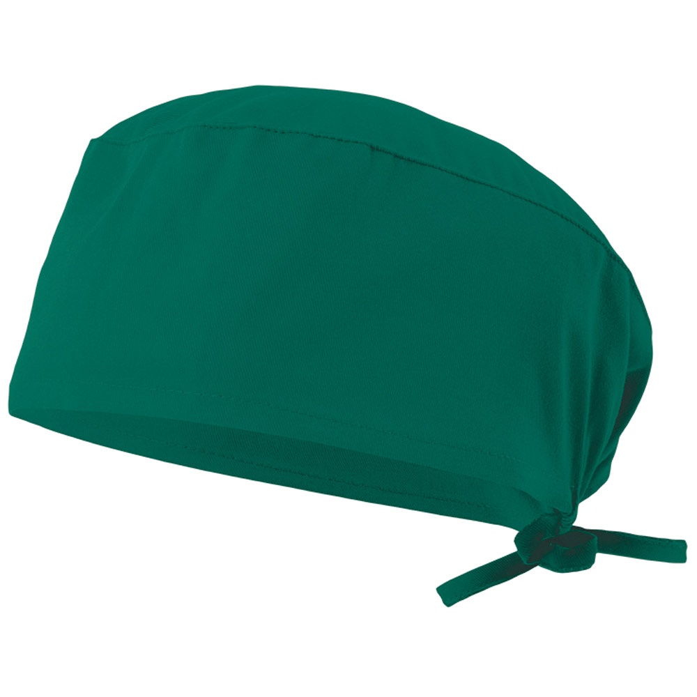 VL ENLIL. Sanitaire keperstof muts (190g/m²), van katoen (35%) en polyester (65%) - Groen
