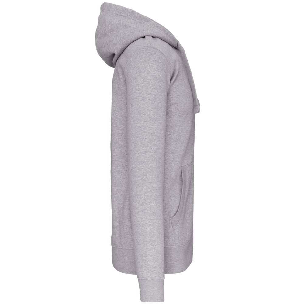 K454C - Hooded Sweater Met Rits