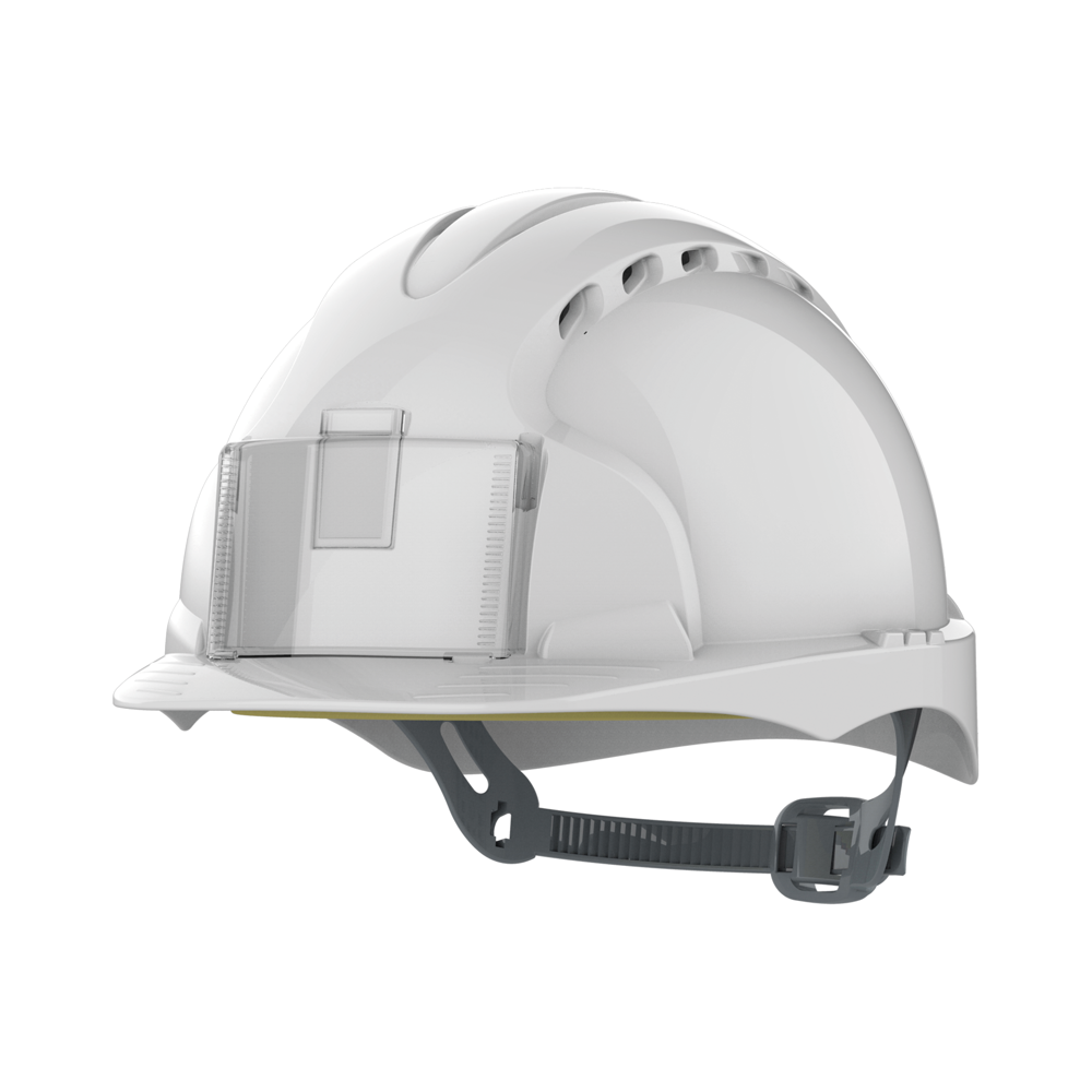 JSAPB03 - EVO®2 geventileerde helm met badgehouder - schuifsluiting.