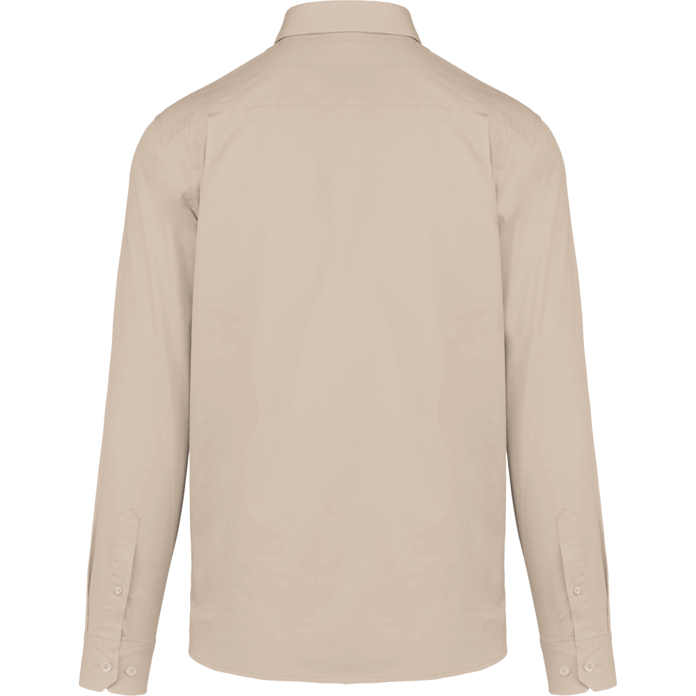 K586 - Herenoverhemd met lange mouwen van katoen Nevada