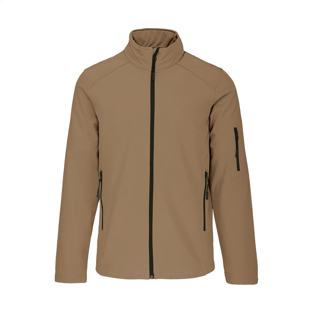 KA401 - 3-laags softshell jas - bruin
