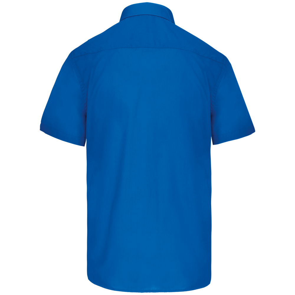 K551C - Overhemd in onderhoudsvriendelijk polykatoen-popeline korte mouwen heren