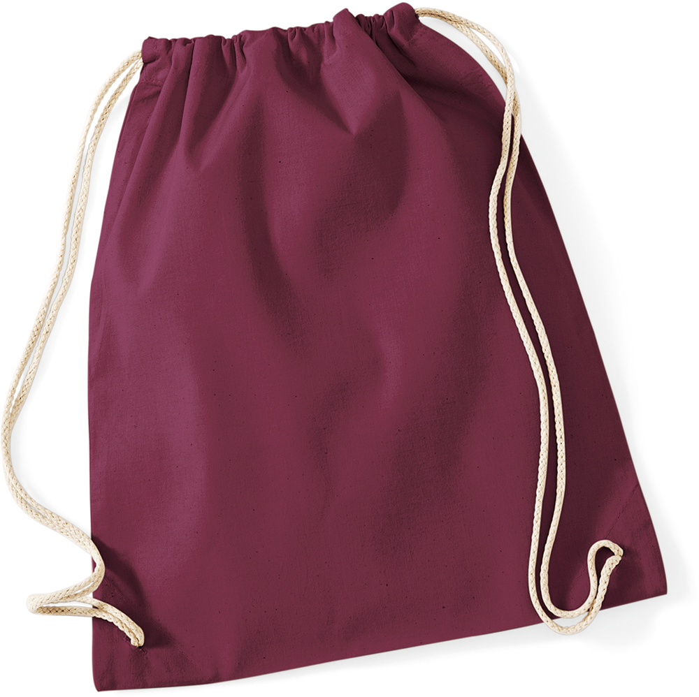 - Katoenen gymtas - Burgundy