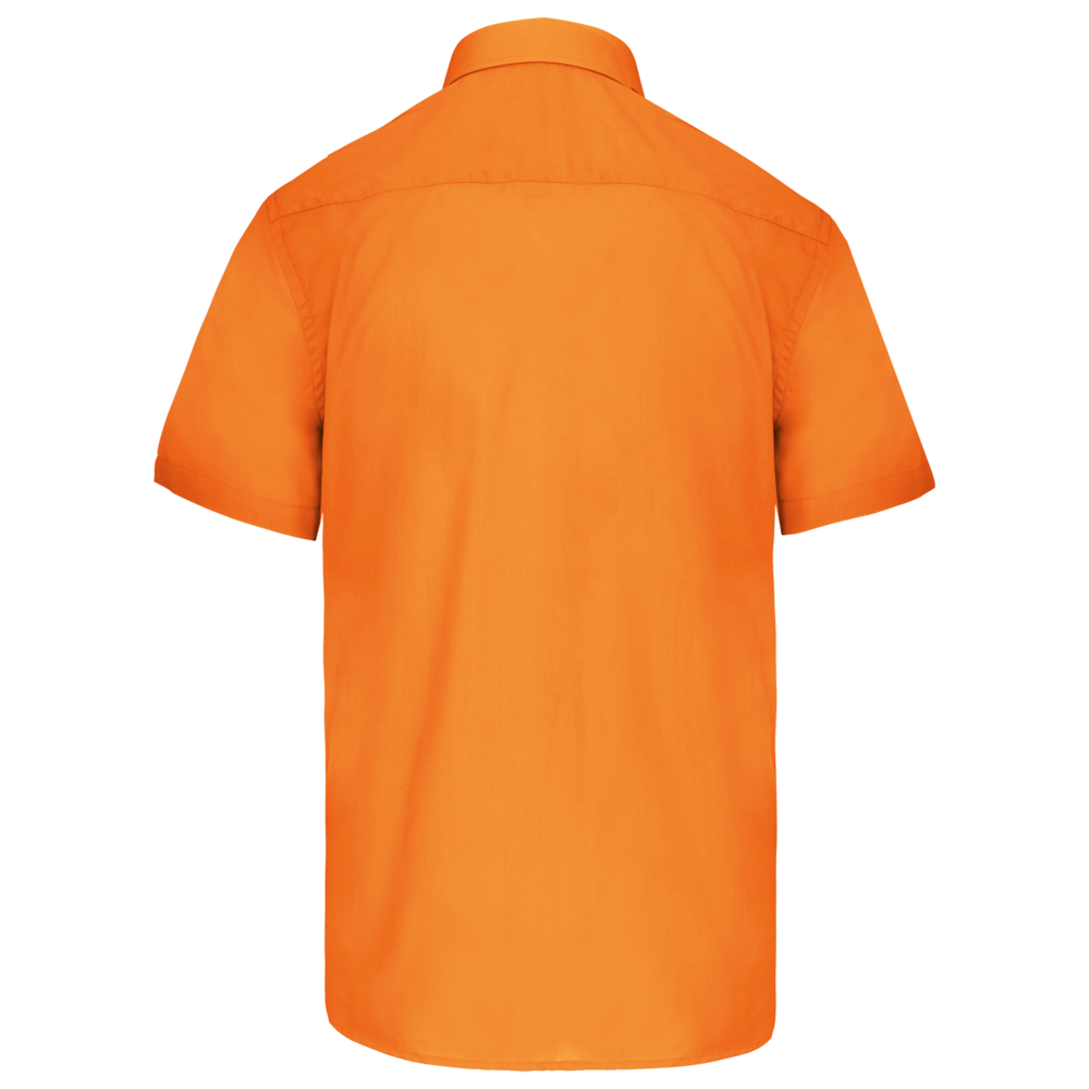 K551C - Overhemd in onderhoudsvriendelijk polykatoen-popeline korte mouwen heren