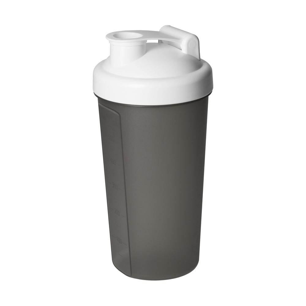 Shaker "Proteïne", 0,60 l - wit/doorschijnend grijs