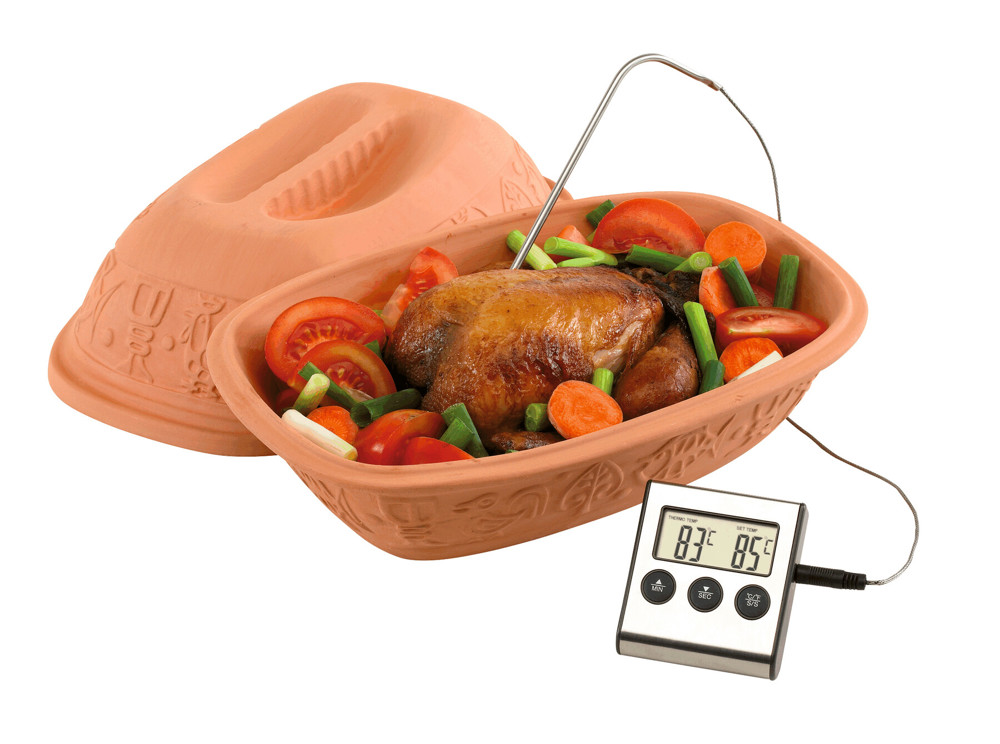 GOURMET - Kookthermometer van RVS met LCD display