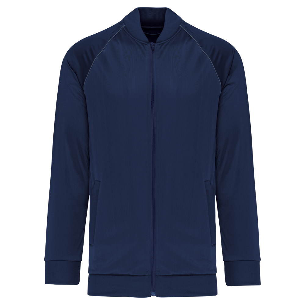 PA384 - Unisex trainingsjas met rits en biesje - Sporty Navy