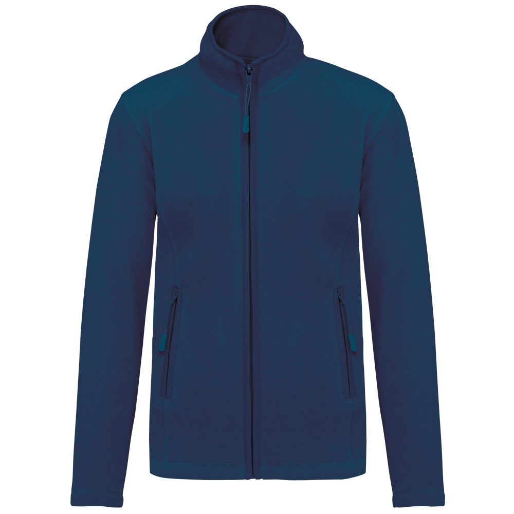 - Microfleece met rits dames - True Indigo