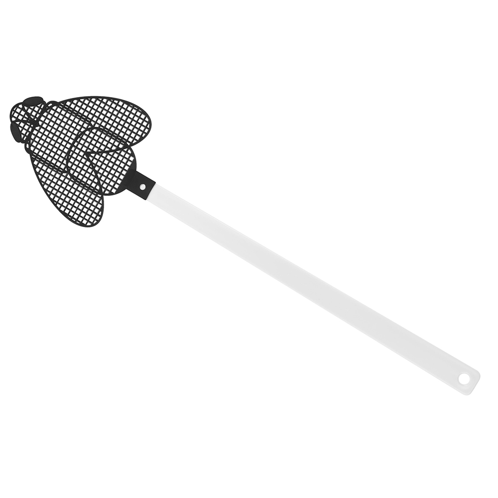 Vliegenmepper "Brummi" - wit/zwart