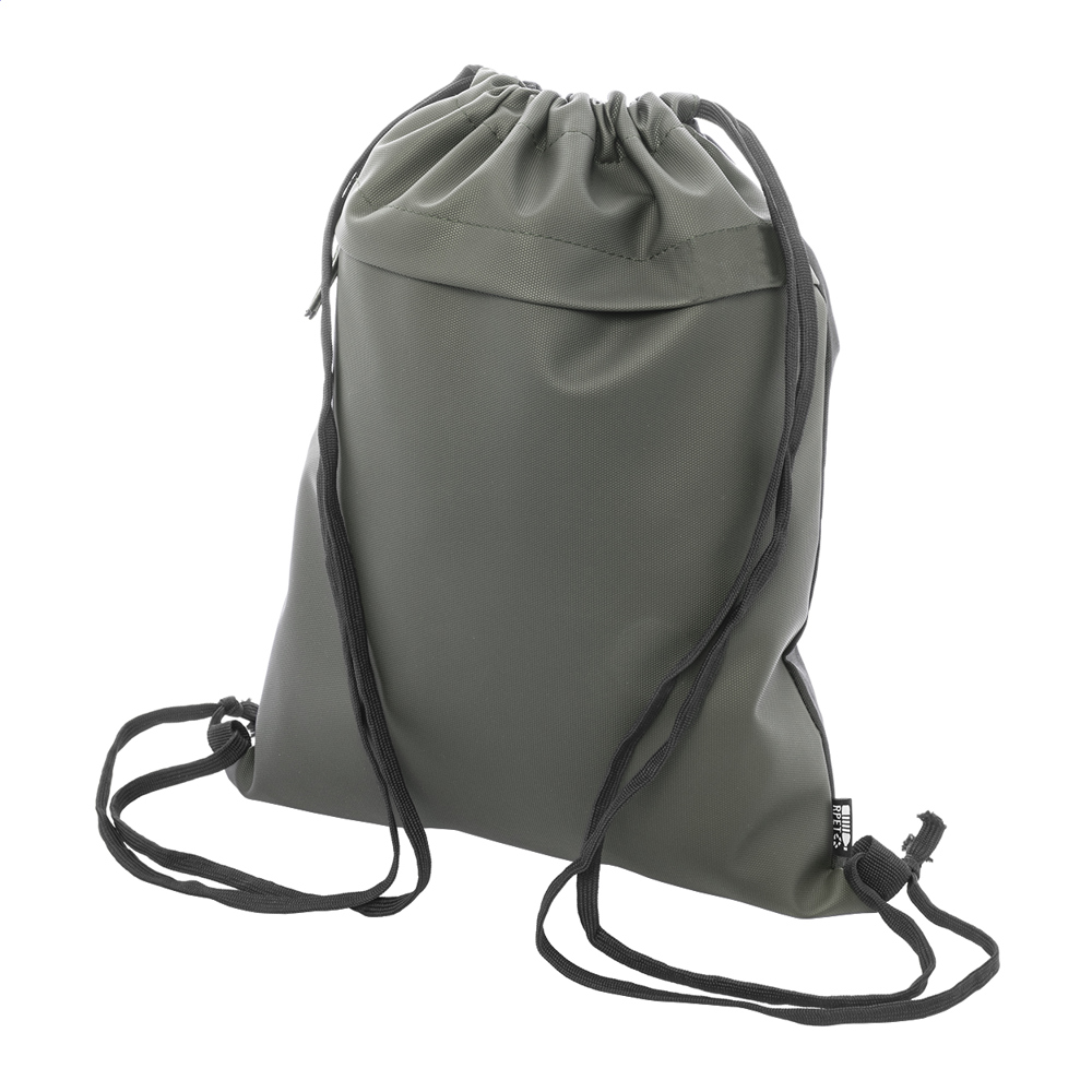 Pudrow - RPET tas met trekkoord - Groen