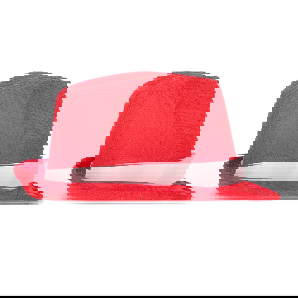 Polyester hoed met band