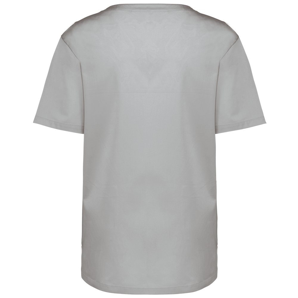 WK507C - Unisex tuniek met korte mouwen in polykatoen