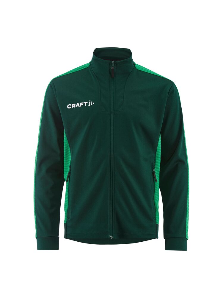 Craft - Evolve 2.0 Contrast Full Zip Jacket Jr - Forest/Team green