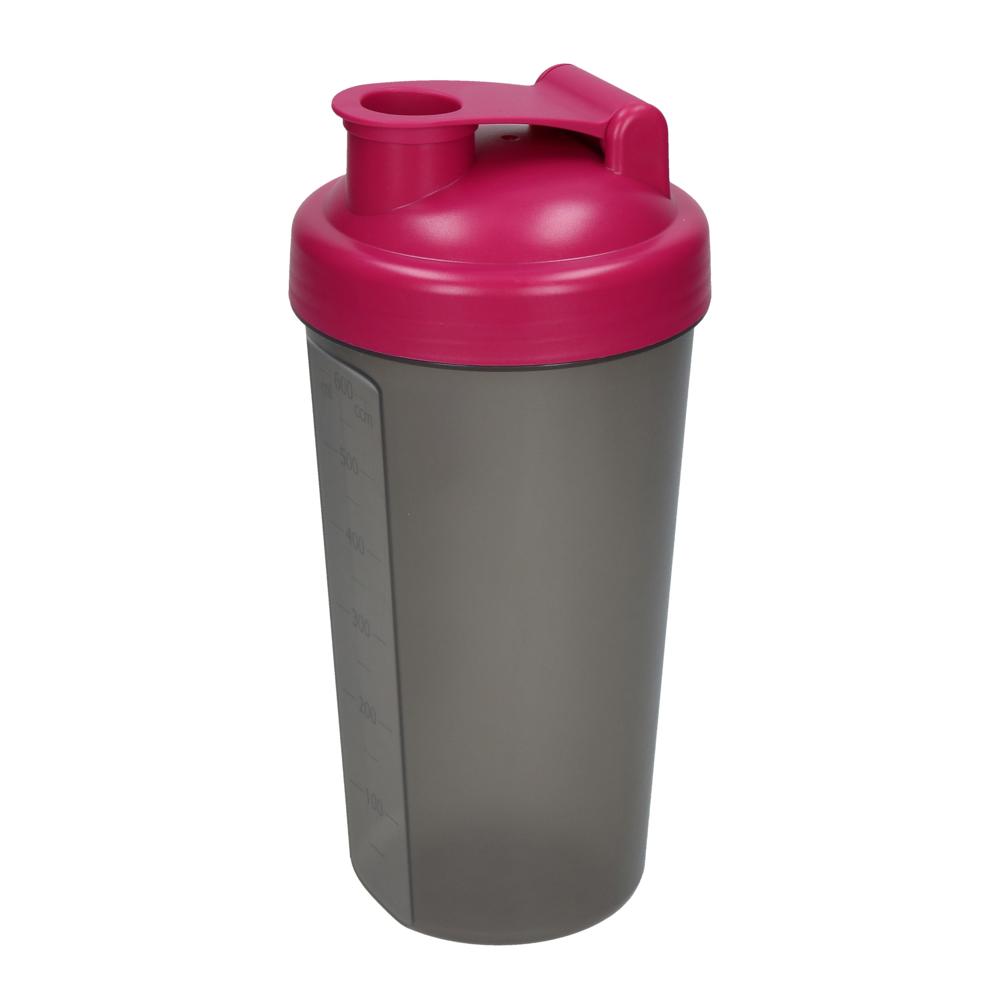 Shaker "Proteïne", 0,60 l - bes/doorschijnend grijs