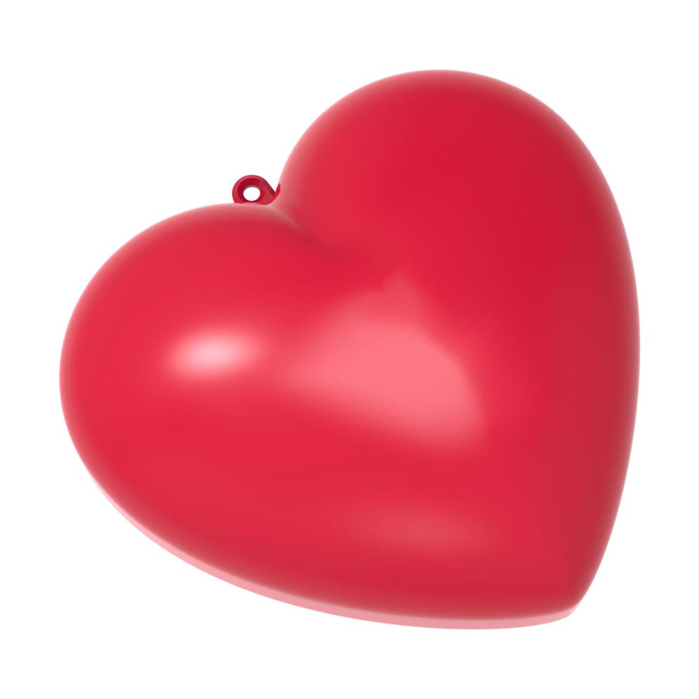 Deko-blik "Mini-Hart" - standaard rood