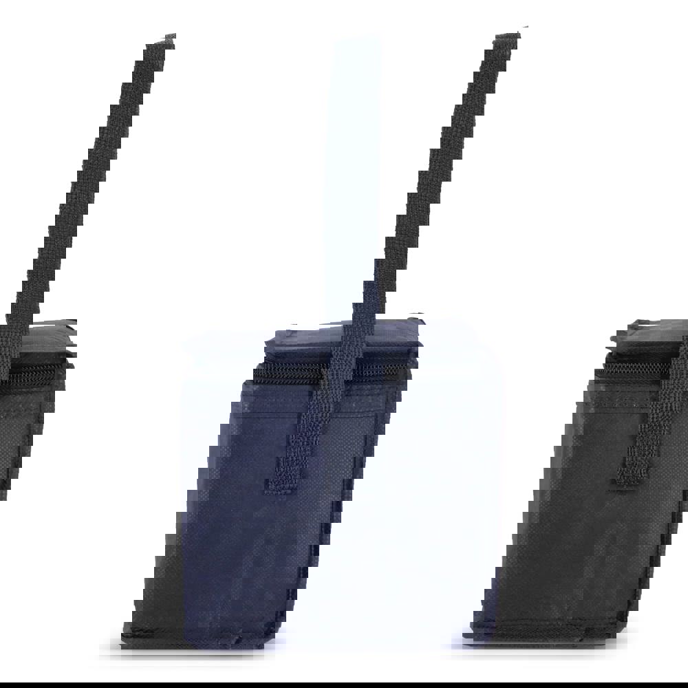 R-PET koeltas voor 6 blikjes, non-woven, 20 x 13 x 12,5 cm, 75 g/m²