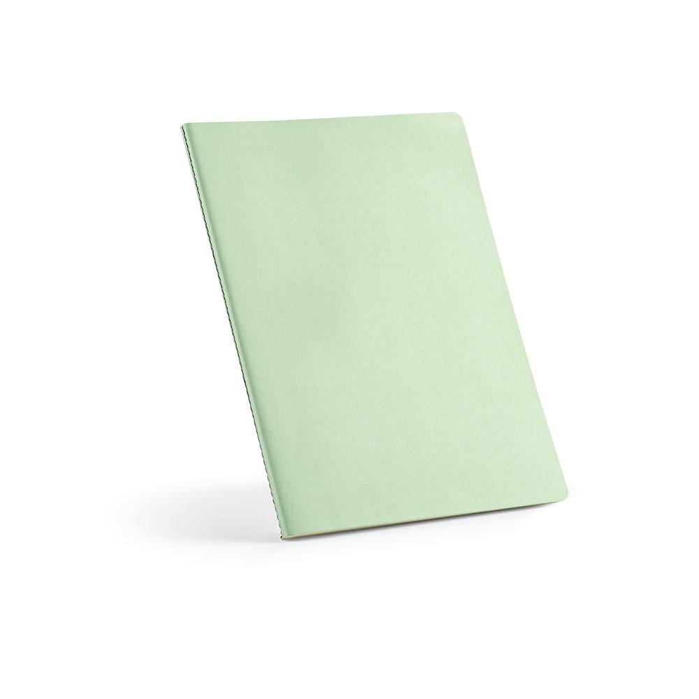 Bronte A4 notitieboek gerecycled papier 70 gsm - Pastel groen