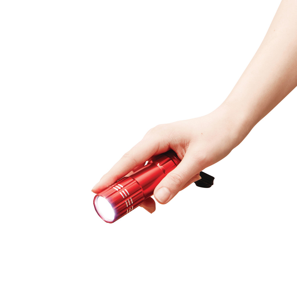 POWERFUL - Robuust uitgevoerde LED zaklamp van metaal