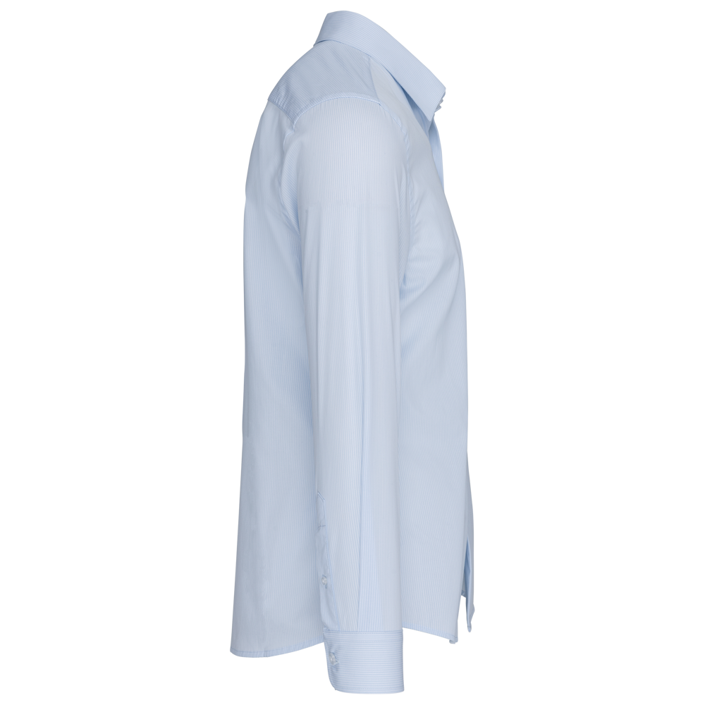 K513C - Herenoverhemd in popeline met lange mouwen