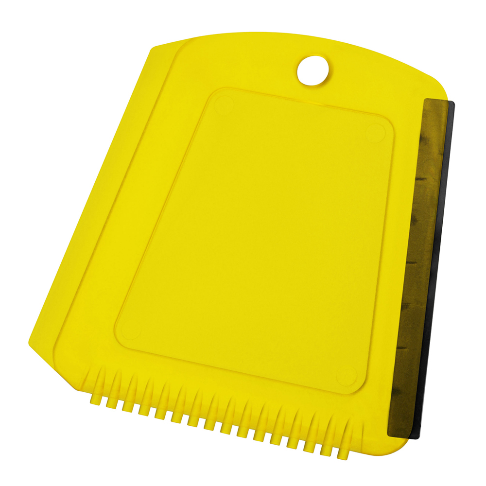 IJskrabber "Alpha" - geel-transparant