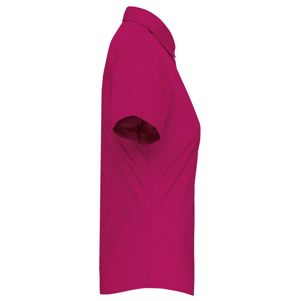 K548C - Overhemd in onderhoudsvriendelijk polykatoen-popeline korte mouwen dames