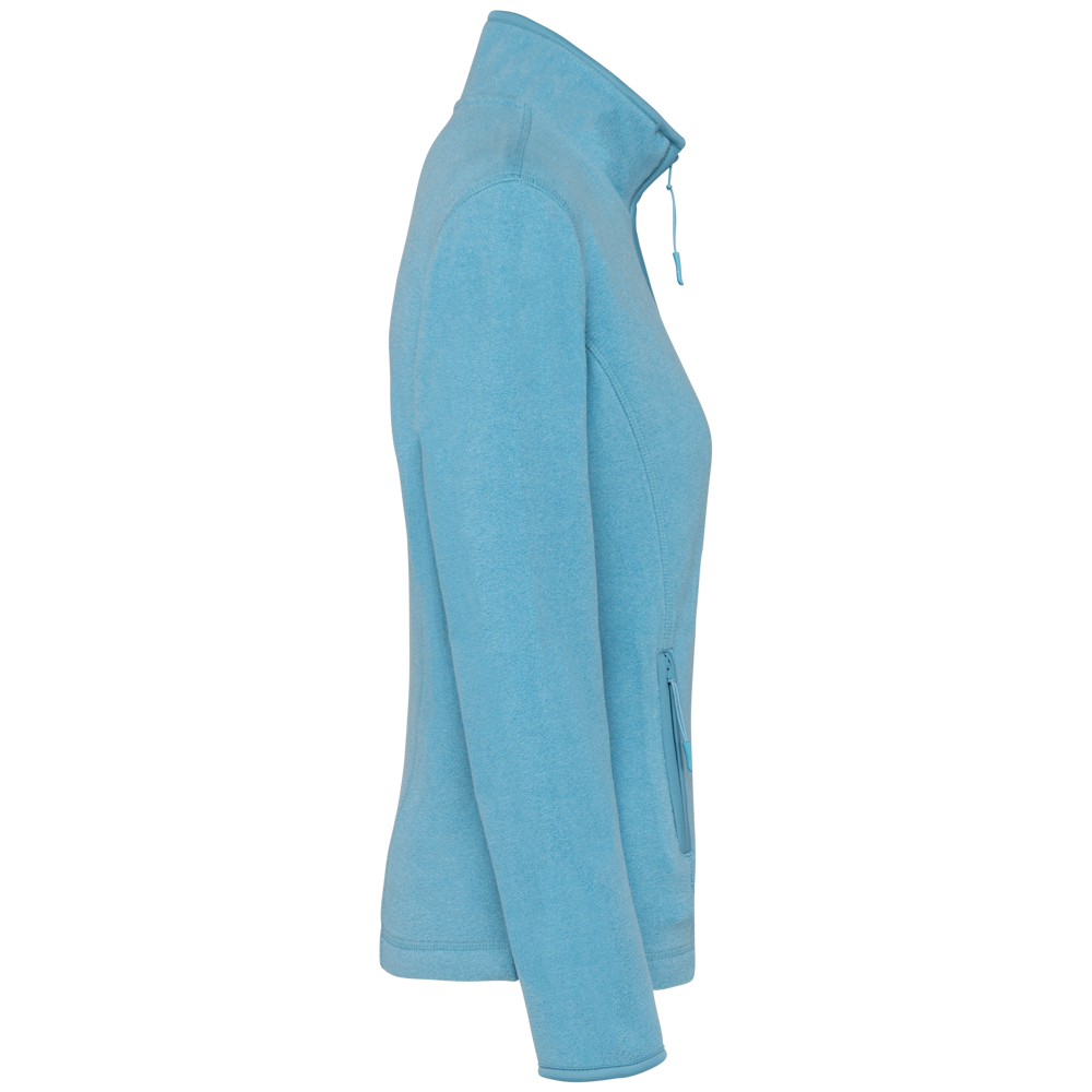 K907A - Microfleece met rits dames