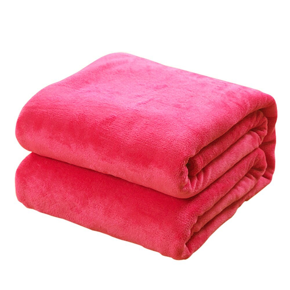 P2002 - Coral fleece plaid - fuchsia