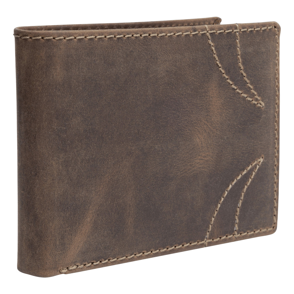 WILDERNESS I - Lederen billfold portemonnee