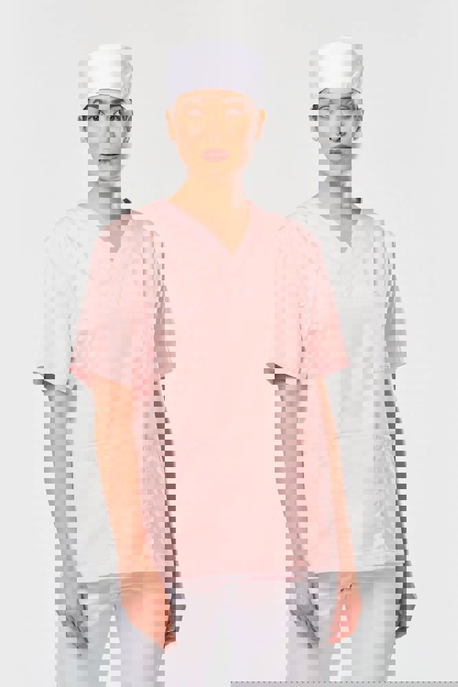 WK507C - Unisex tuniek met korte mouwen in polykatoen