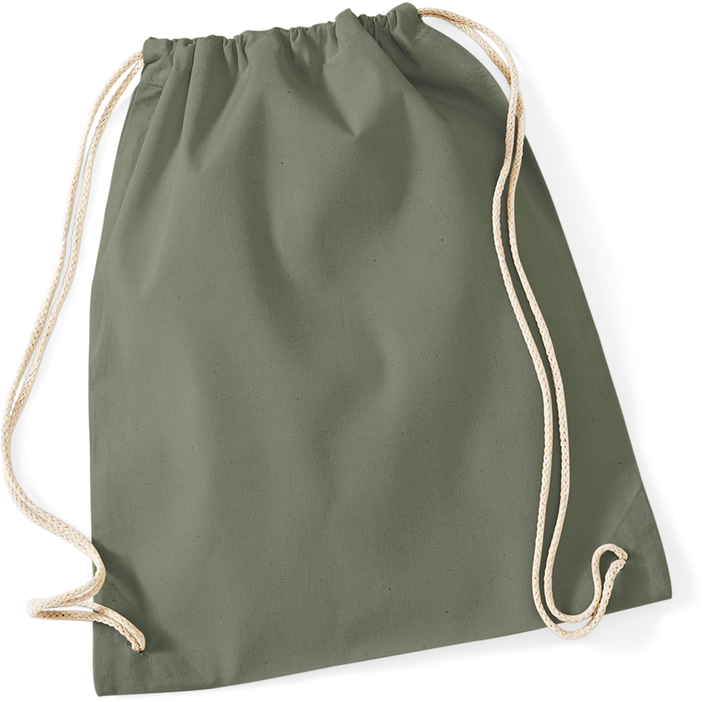 - Katoenen gymtas - Olive Green