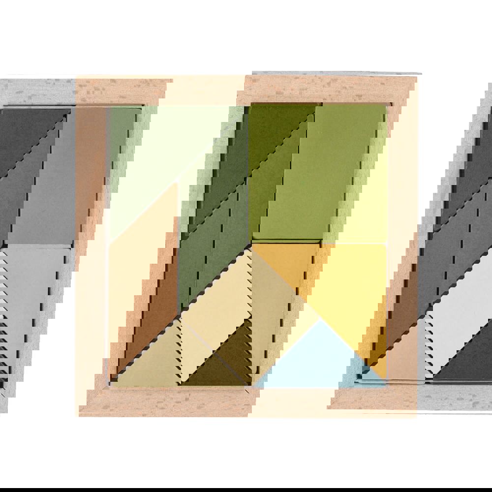 InSideOut Houten Tangram think IQ puzzle