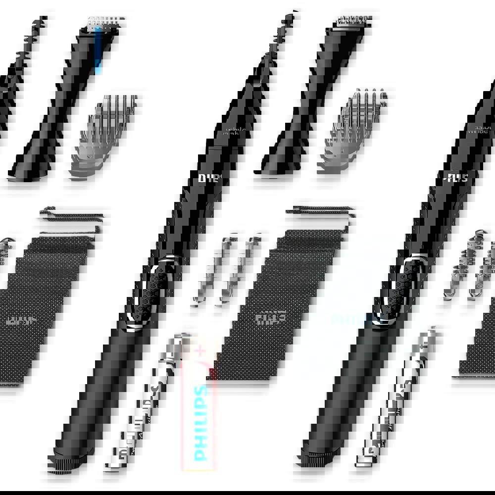 NT5650|Philips Neus-, oor-, wenkbrauwen detailtrimmer met 5 accessoires